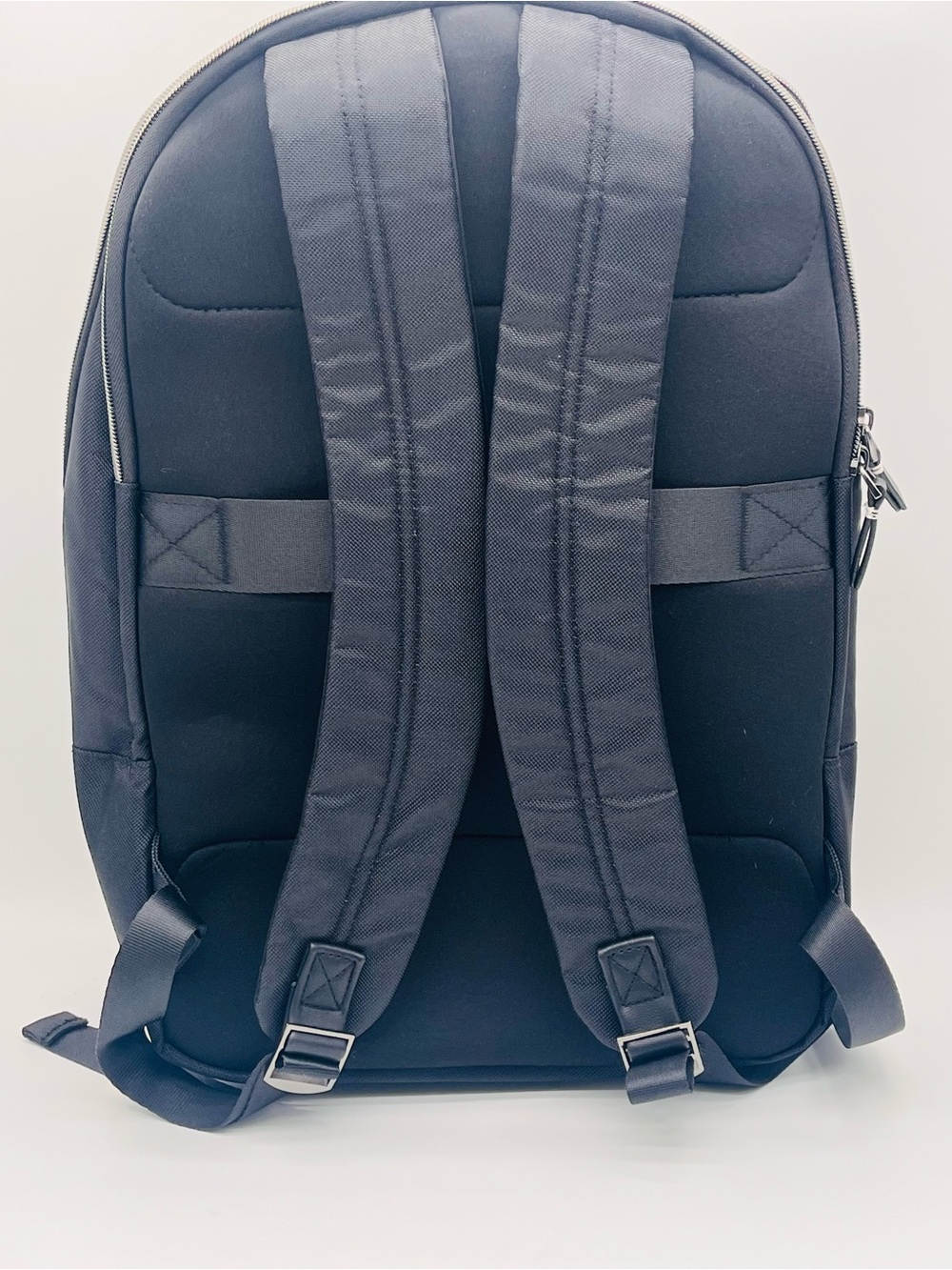 Travis & Wills Lennox Laptop 15" Black Travel Backpack Vegan Trolley Strap - Picture 4 of 11